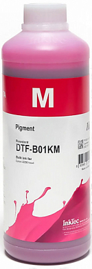 Чернила INKTEC DTF-B01KM для Epson, пигментные DTF (текстильные), 1 л, пурпурный