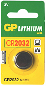 Батарейка CR2032 GP, 3V (1 шт)