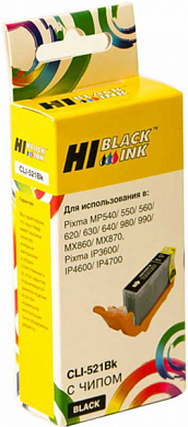 Струйный картридж HI-BLACK HB-CLI-521BK, черный