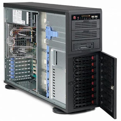 Корпус EATX SUPERMICRO CSE-745TQ-R920B, 920Вт, черный